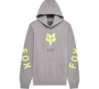 FOX Shield Felpa, grigio/giallo, Taglia XL