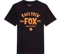 FOX Slogan Maglietta per ragazzi, nero/arancione, Taglia YS