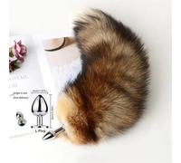 Fox Tail Backyard Fun Anal Plug Chrysanthemum Cat Tail Underwear Plug Anal Adult Female Products Anal Sex Fox Rabbit(C-L)