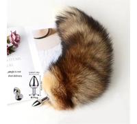 Fox Tail Backyard Fun Anal Plug Chrysanthemum Cat Tail Underwear Plug Anal Adult Female Products Anal Sex Fox Rabbit(C-M)