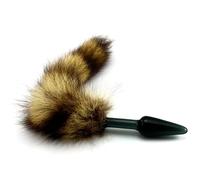 Fox Tail Glass Anal Plug Sex Toy Adult Product For Woman,anal Plug Dog Tails Slave Cosplay Submisson Cat Beads Sex Shop Lesbian(S-02)