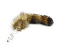 Fox Tail Glass Anal Plug Sex Toy Adult Product For Woman,anal Plug Dog Tails Slave Cosplay Submisson Cat Beads Sex Shop Lesbian(S-03)