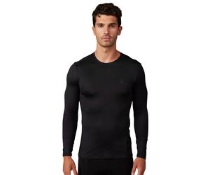 FOX Tecbase LS Baselayer Camicia funzionale, nero, taglia M per maschi