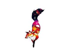 Fox Temporary Tattoo Stickers Watercolor Fake Tattoos For Women Men Waterproof Tatoos Body Art