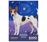 Fox Terrier Puzzle 1000 Pezzi Immagine Dipinta Pet Dog Intrattenimento Creativo Idea Regalo Uomo E Donna A Partire Dai 12 Anni70x50cm/1000pcs