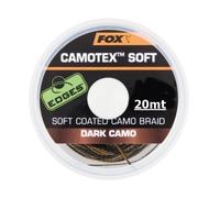FOX TRECCIATO X TERMINALE CARP FISHING CAMOTEX SOFT DARK e LIGHT CAMO 20mt