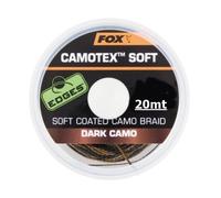 FOX TRECCIATO X TERMINALE CARP FISHING CAMOTEX SOFT DARK e LIGHT CAMO 20mt