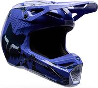 FOX V1 Diffuse Special Edition Casco da motocross, viola/nero, Taglia M