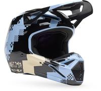 FOX V1 Digi Image Casco da motocross, blu, taglia M per maschi