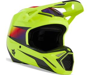 FOX V1 Flora MIPS Casco Motocross, giallo/nero, Taglia XXL (63/64)