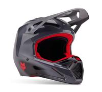 Fox V1 Helmet Interfere Grey/Red XL