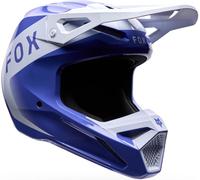 FOX V1 Noble Casco da motocross giovanile, viola/bianco, Taglia Y/L (52/53)