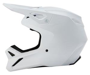 FOX V1 olid Casco Cross unisex bianca, taglia S