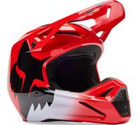 FOX V1 Shield Casco da motocross giovanile, rosso, taglia M