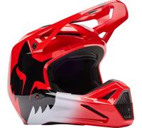 FOX V1 Shield Casco da motocross, rosso, taglia L per maschi