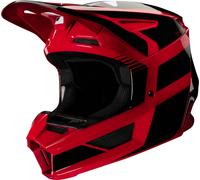Fox V2 Hayl Casco Motocross Giovani, rosso, taglia S