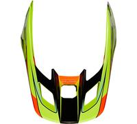 FOX V2 Leen Picco del casco, giallo, taglia M per maschi