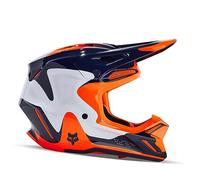 Fox V3 Helmet Revise Navy/Orange L