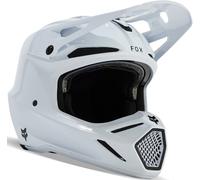 FOX V3 RS Carbon Solid MIPS Casco da motocross, bianco, taglia 2XL per maschi