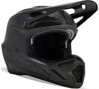 Casco Cross FOX Racing V3 Rs Carbon Solid Nero opacoS Nero opaco