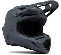 FOX V3 Solid MIPS Casco da motocross, grigio, Taglia S (55/56)