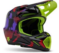 FOX V3 Throttle MIPS Casco da motocross, giallo, Taglia XXL (63/64)