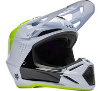 FOX V3 Tine Casco da motocross, bianco, taglia S per maschi