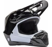 FOX V3 Tine Casco da motocross, nero, taglia S per maschi