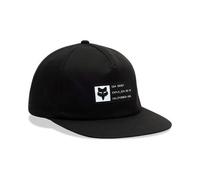 FOX Vision Adjustable Hat - Unisex - Nero - Taglia unica- modello 2025