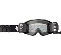 FOX Vue Roll Maschera da motocross, Bianco/nero