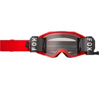 Maschera Cross FOX Vue Roll Off Rosso fluorescente Rosso fluorescente