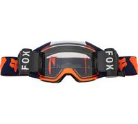 FOX Vue Roll Off Occhiali da motocross, blu/arancione, Taglia unica