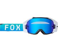 FOX Vue Spire Maschera da motocross, bianco-blu per maschi