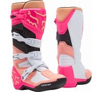 FOX W Comp Stivali da motocross da donna, bianco/rosa, Taglia 11