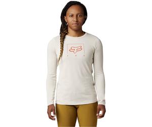 FOX W Ranger Dr Mid Ls Jersey - Donna - Beige / Rosso - Taglia M- modello 2022