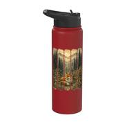 Fox Woods Foresta Forestcore Goblincore Natura Stainless Steel Insulated Water Bottle