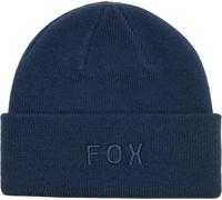 FOX Wordmark Beanie, blu scuro, Taglia unica