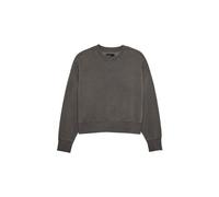 Fox Lady Wordmark Oversized Fleece Crew Pewter XS Sweatshirt