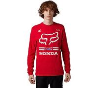 Fox X Honda Premium Maglietta a maniche lunghe Flame Red