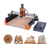 FoxAlien Fresatrice CNC Masuter 3S con NEMA 23 Closed-Loop Stepper Motor, 400W Spindle 3 Axis Engraving Milling Machine per legno acrilico alluminio intaglio taglio