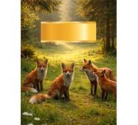 Foxes in the forest: an inspiring notebook for children and adults who like nature