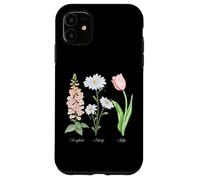Foxglove Daisy Tulip - Vintage Floral Bloom for Nature Lover Custodia per iPhone 11