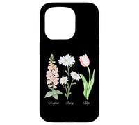 Foxglove Daisy Tulip - Vintage Floral Bloom for Nature Lover Custodia per iPhone 15 Pro