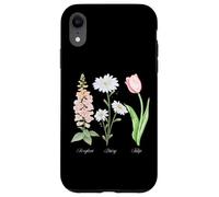 Foxglove Daisy Tulip - Vintage Floral Bloom for Nature Lover Custodia per iPhone XR