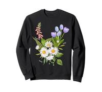 Foxglove Daisy Tulip - Vintage Floral Bloom for Nature Lover Felpa