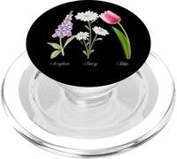 Foxglove Daisy Tulip - Vintage Floral Bloom for Nature Lover PopSockets PopGrip per MagSafe