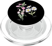 Foxglove Daisy Tulip - Vintage Floral Bloom for Nature Lover PopSockets PopGrip per MagSafe