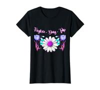 Foxglove, margherita, tulipano, botanico, arte floreale vintage Maglietta