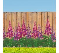 Foxglove Stencil - Stencil da parete floreali riutilizzabili 2 pezzi design b...