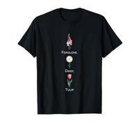 Foxglove - Trio di fiori di margherita con tulipani, arte botanica Maglietta